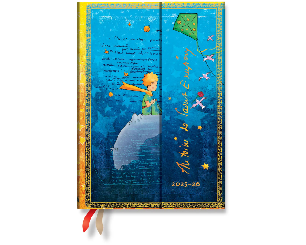 PAPERBLANKS Agenda Petit Prince Midi 25/26 DF0870-6 1W/2S 13M FR HOR HC 13x18cm