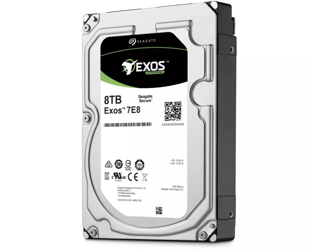 Seagate Harddisk Exos 7E8 512n 3.5" SATA 4 TB