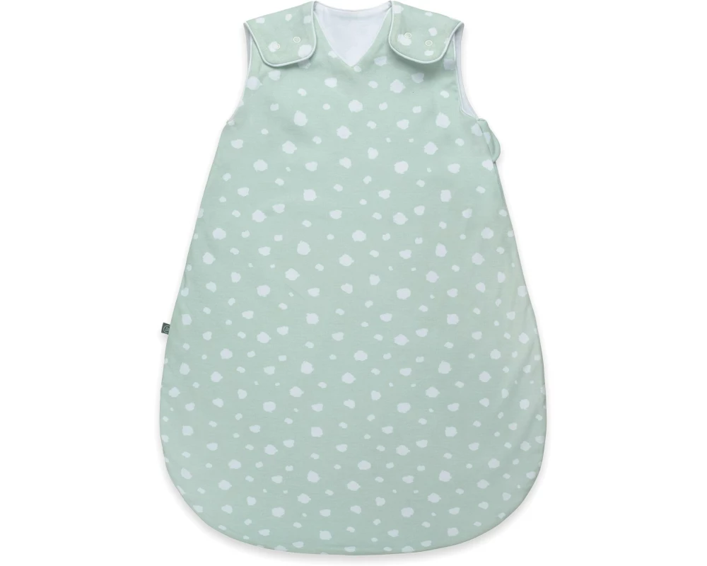 emma & noah Baby-Sommerschlafsack Punkte Mint 80 cm