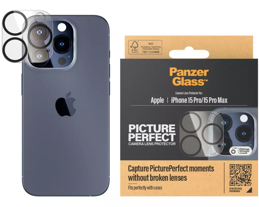 Panzerglass Camera Protector Apple iPhone 15 Pro / 15 Pro Max