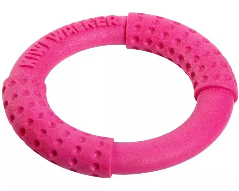 KIWI WALKER Hunde-Spielzeug Ring Rosa, M, Ø 17 cm