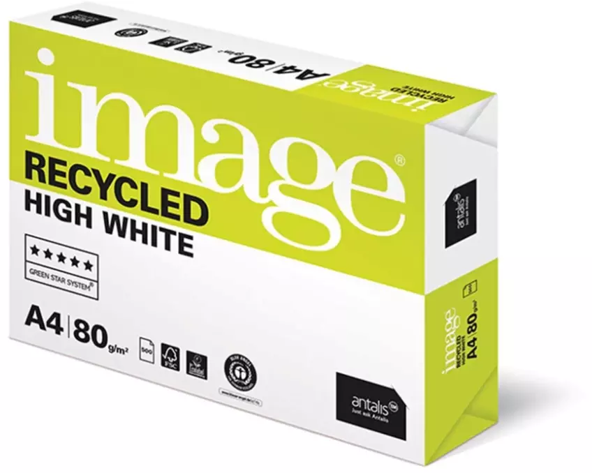 Image Druckerpapier Image Recycled A4 Hochweiss 80 g/m², 500 Blatt