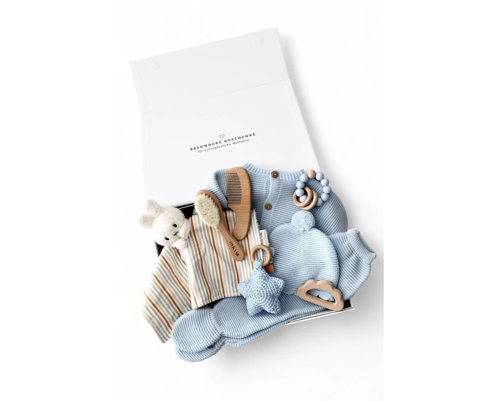 Oykami Geschenkset Babybox Siena Blau