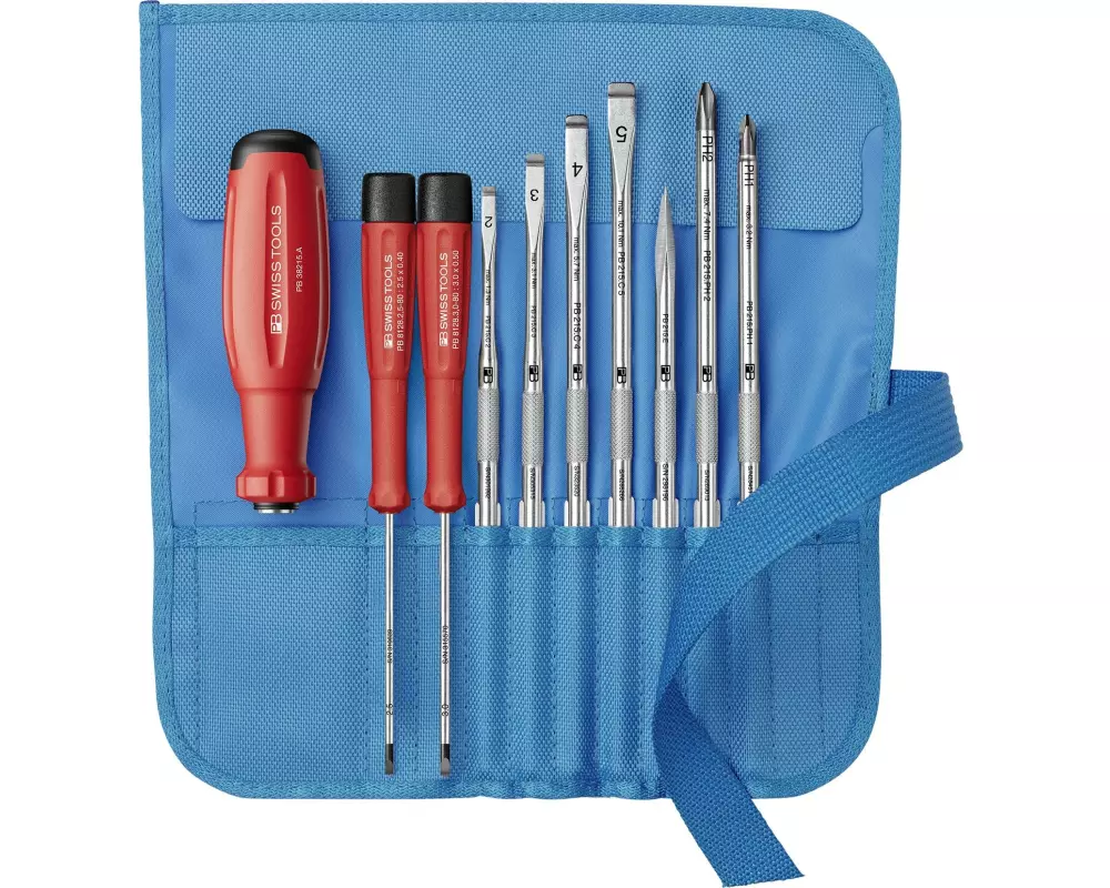 PB Swiss Tools Schraubenzieher-Set SwissGrip Evo 38218.TU Türkis