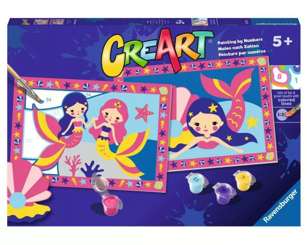 Ravensburger Malen nach Zahlen CreArt: Mermaid Magic