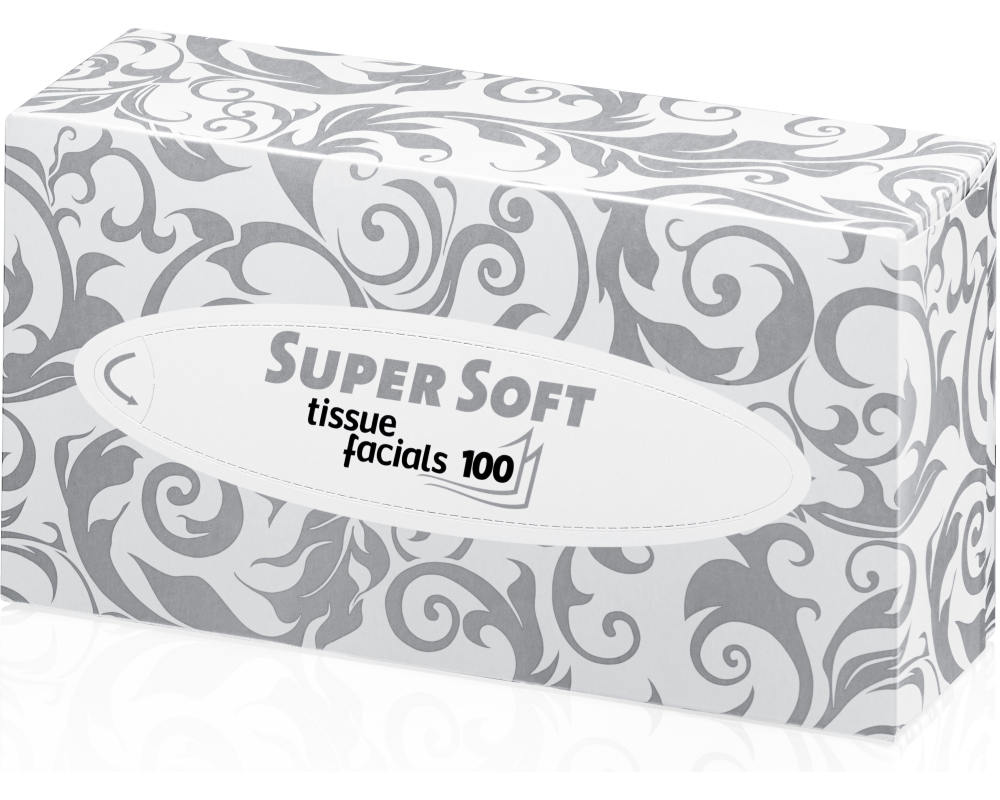 SEMYCARE Kosmetiktücher 21x20,5cm 205050 2-lagig, Box mit 100 Stk.