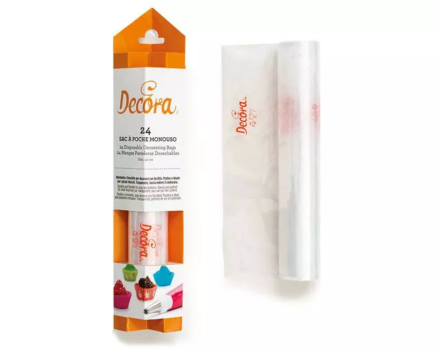 Decora Spritzbeutel 40 cm, 24 Stück