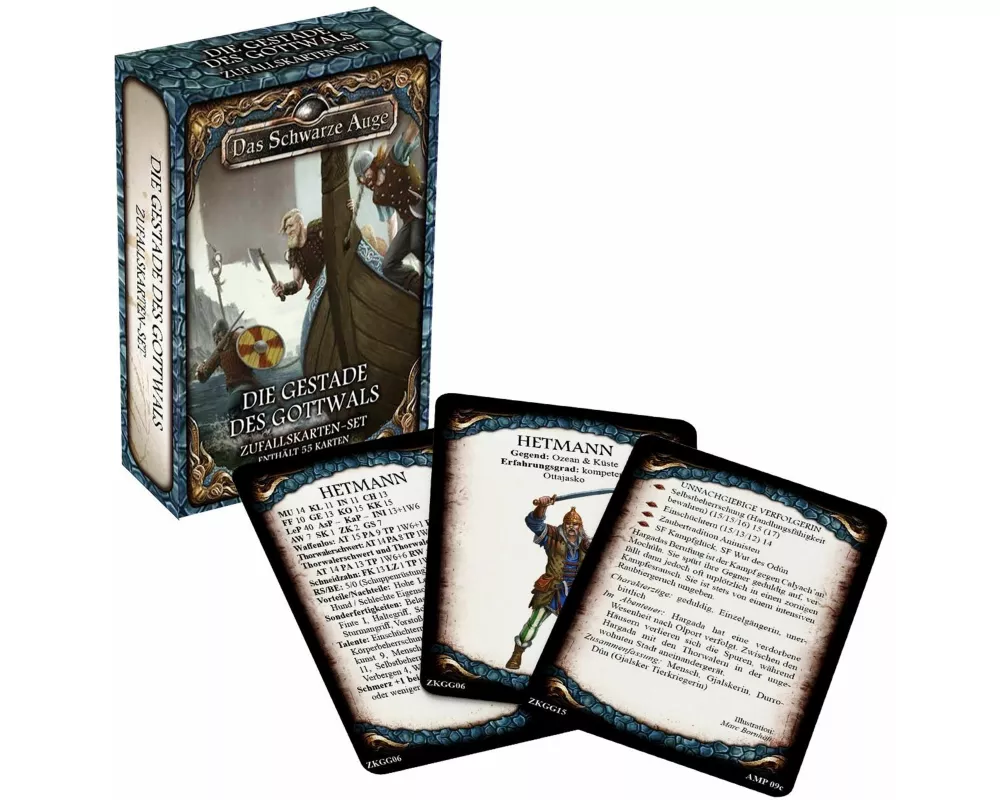 DSA5-Spielkartenset Av. Zufallskarten - Gestade des Gottwals