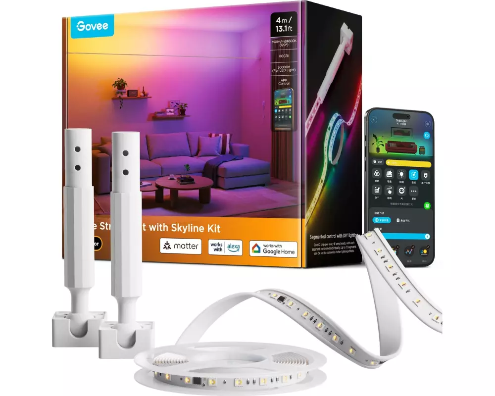 Govee LED Stripe RGBICWW Skyline Strip Light