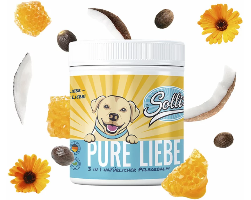 Solli's PM Hund Pure Liebe - 3 in 1 natürlicher Pflegebalm