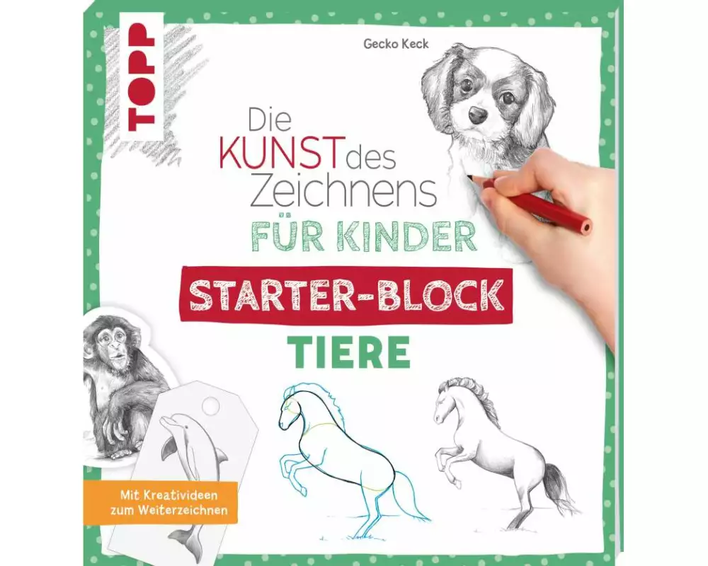 Die Kunst des Zeichnens für Kinder Starter-Block - Tiere