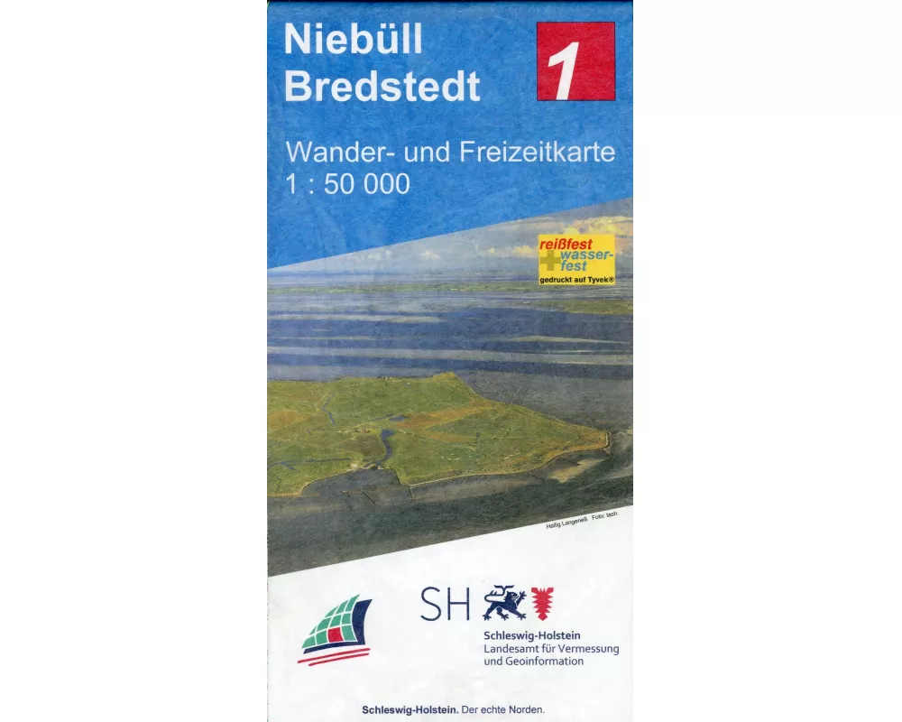 Niebüll - Bredstedt Wander- und Freizeitkarte 1:50 000