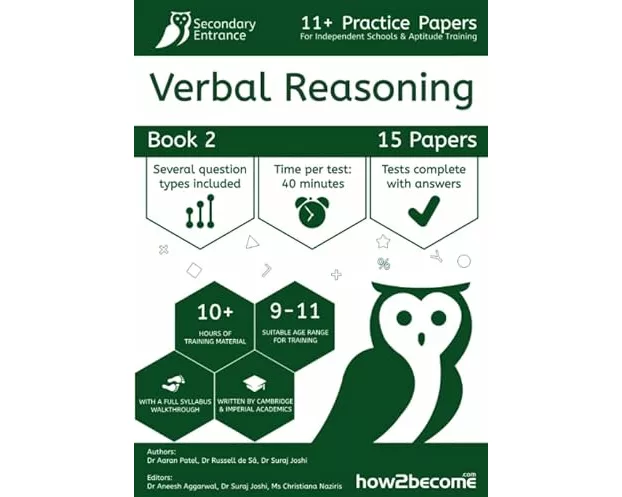 11+ Practice Papers For Independent Schools & Aptitude Training Verbal Reasoning Book 2