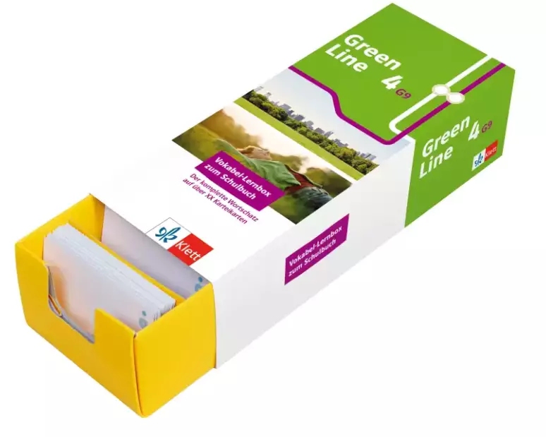 Green Line 4 G9 (ab 2019) - Klasse 8 Vokabel-Lernbox zum Schulbuch