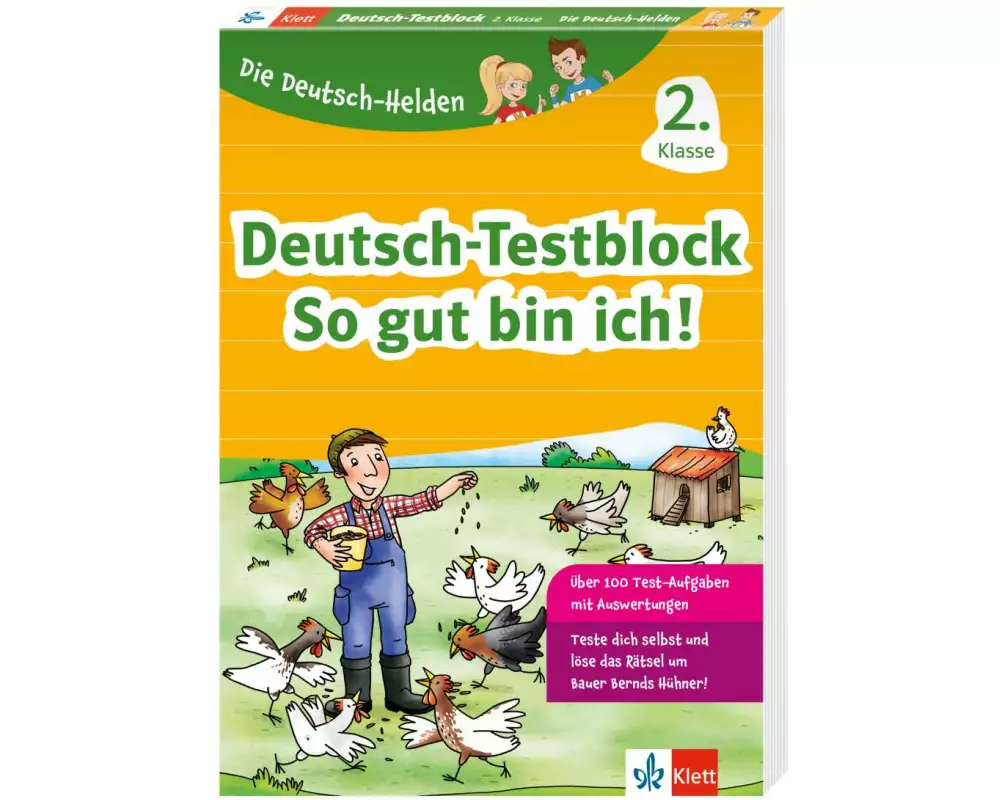 Klett Die Deutsch-Helden: Deutsch-Testblock So gut bin ich! 2. Klasse
