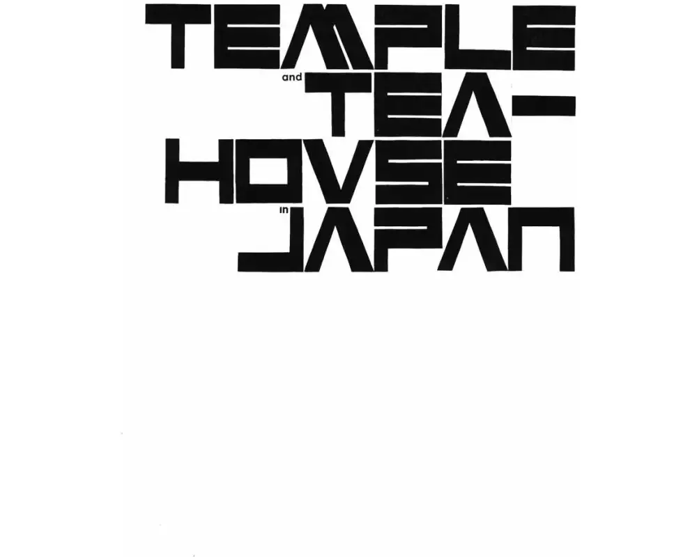 Temple and Teahouse in Japan