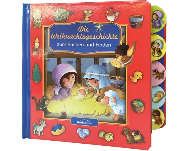 Die Weihnachtsgeschichte zum Suchen und Finden