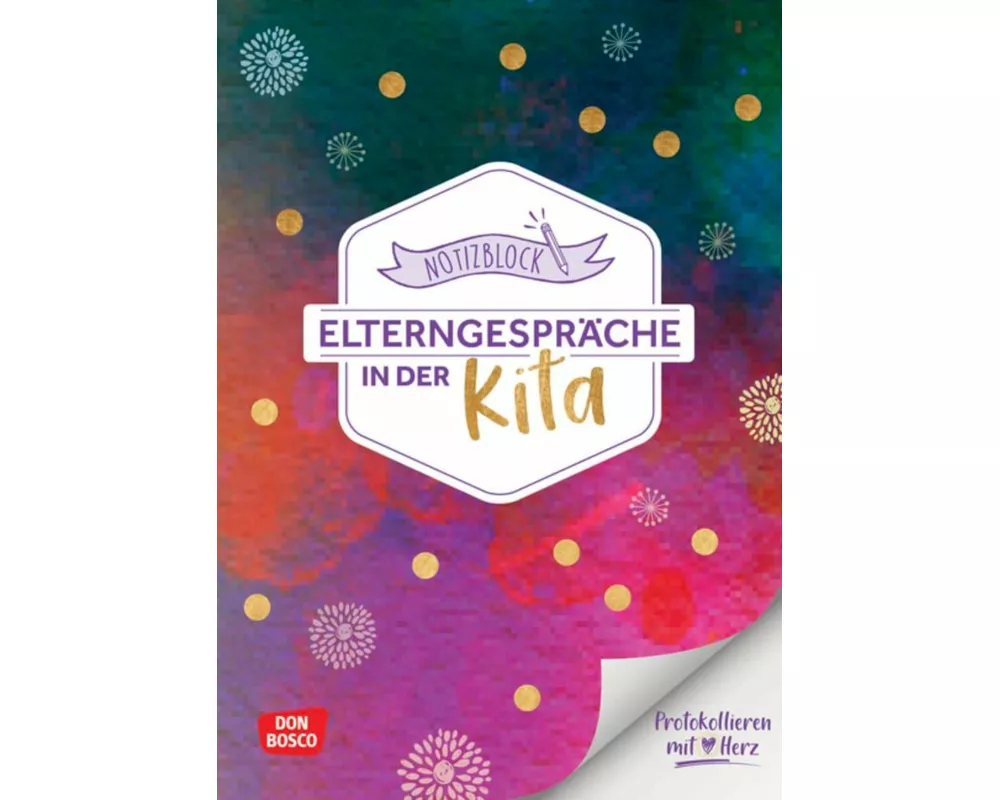 Notizblock Elterngespräche in der Kita: Protokollieren mit Herz