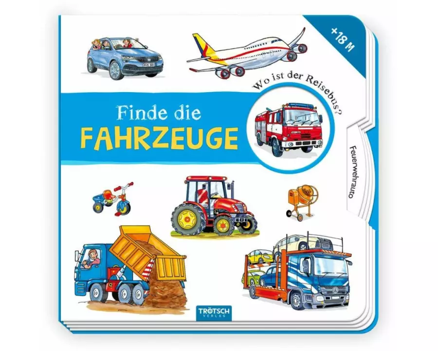 Trötsch Pappbilderbuch Finde die Fahrzeuge