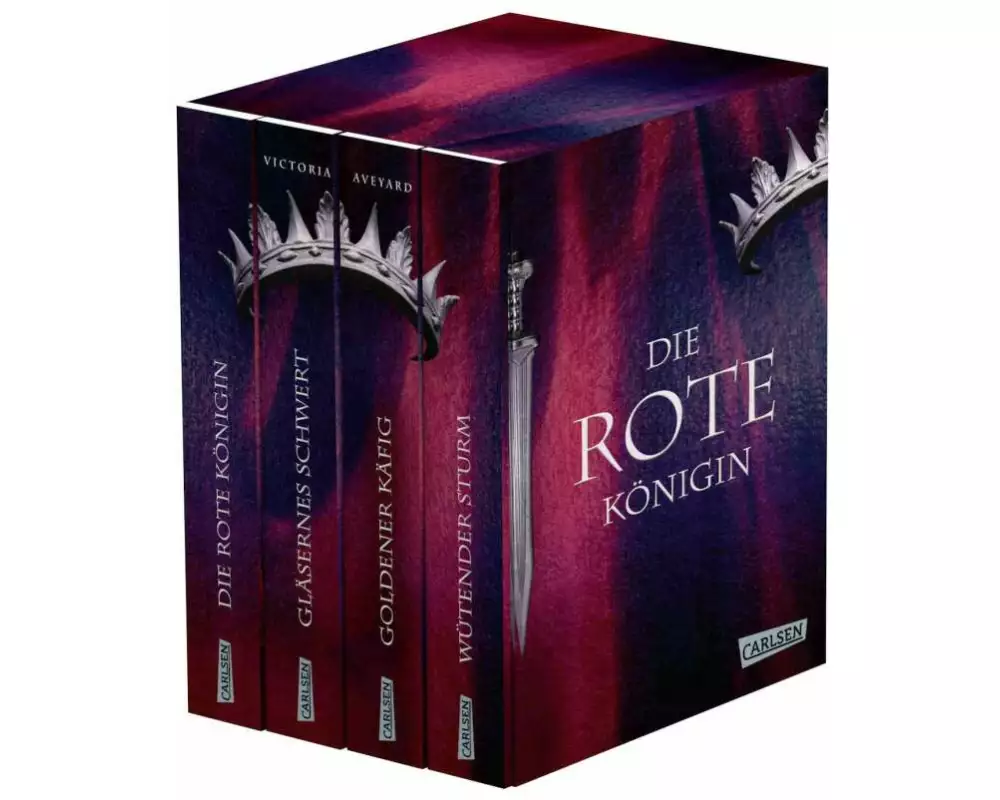 Die Rote Königin: Alle vier Bände im Taschenbuch-Schuber (Die Farben des Blutes)