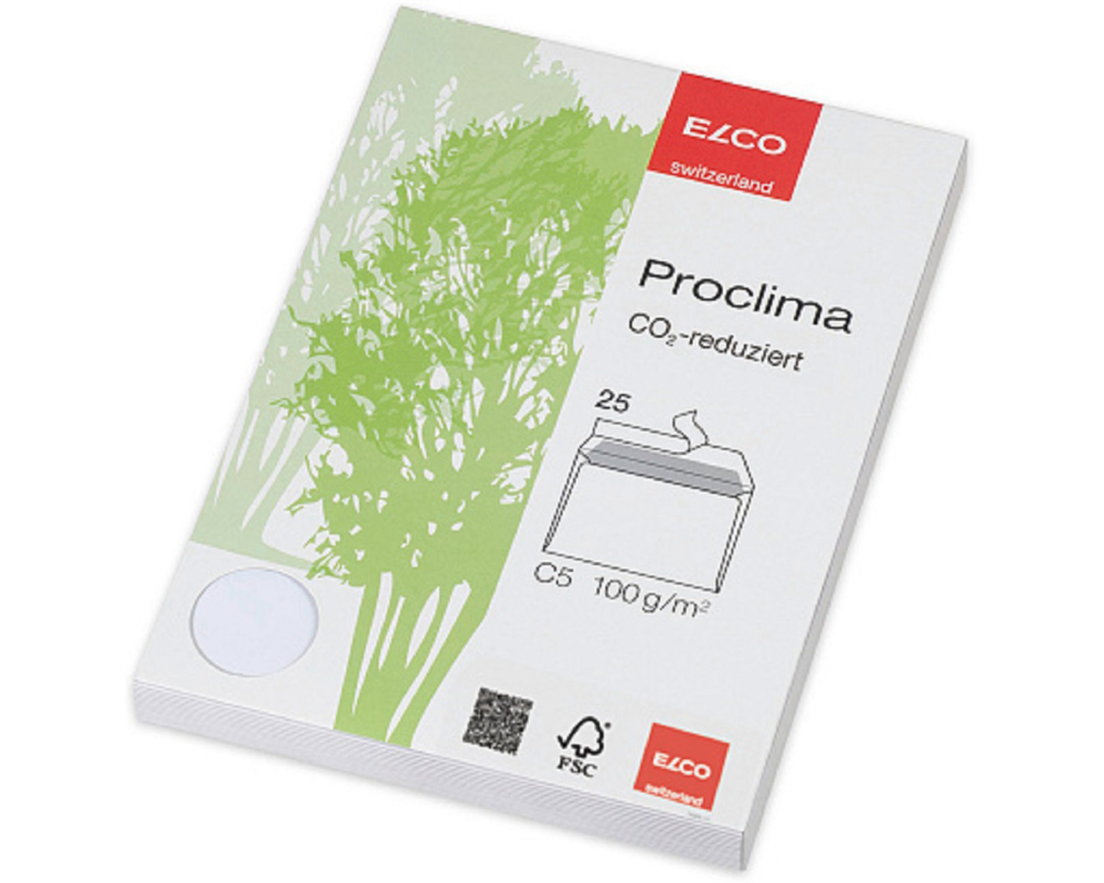 ELCO Briefumschlag proclima C5 74270.20 100g,recycling 25 Stk.