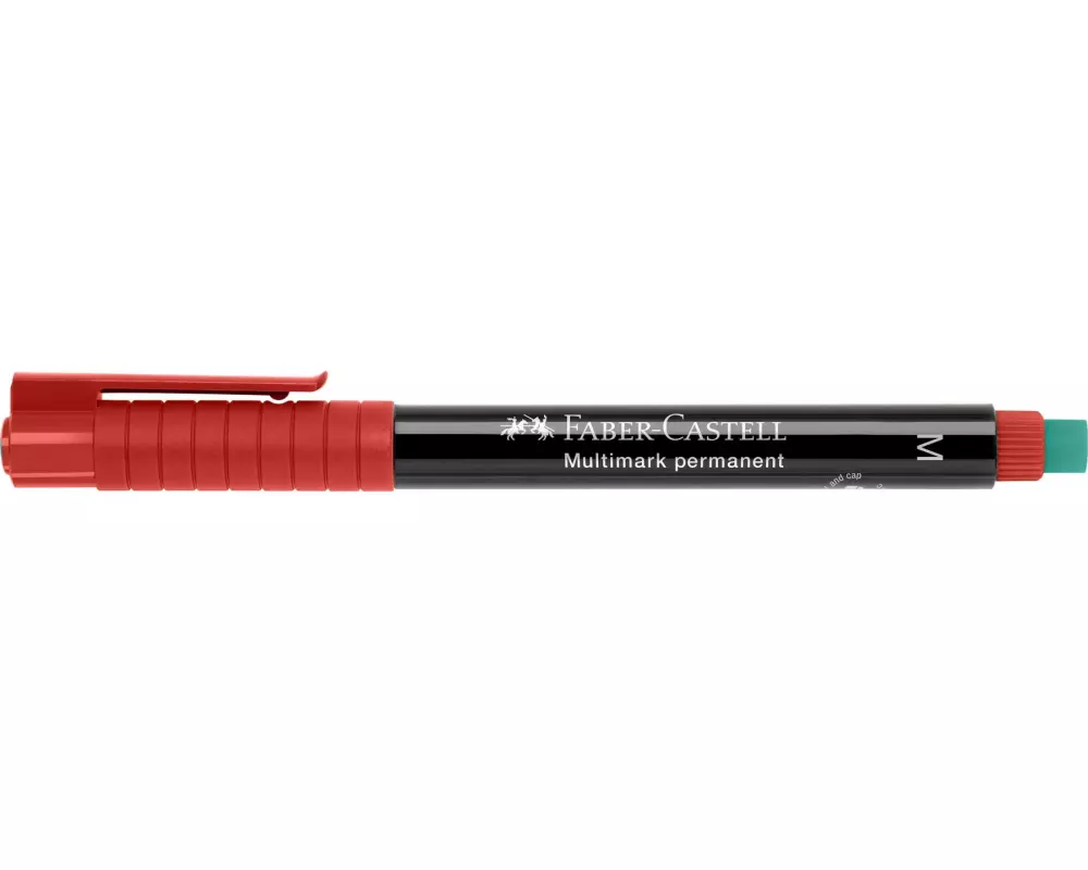 Faber-Castell Permanent-Marker Multimark M, Rot