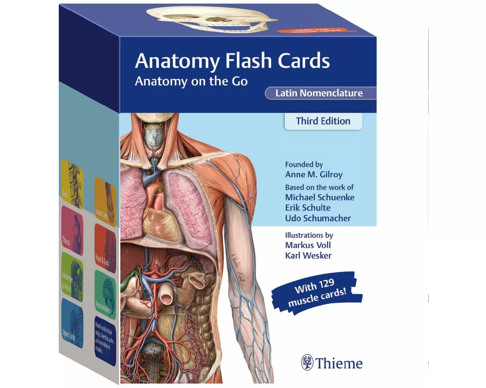 Anatomy Flash Cards, Latin Nomenclature