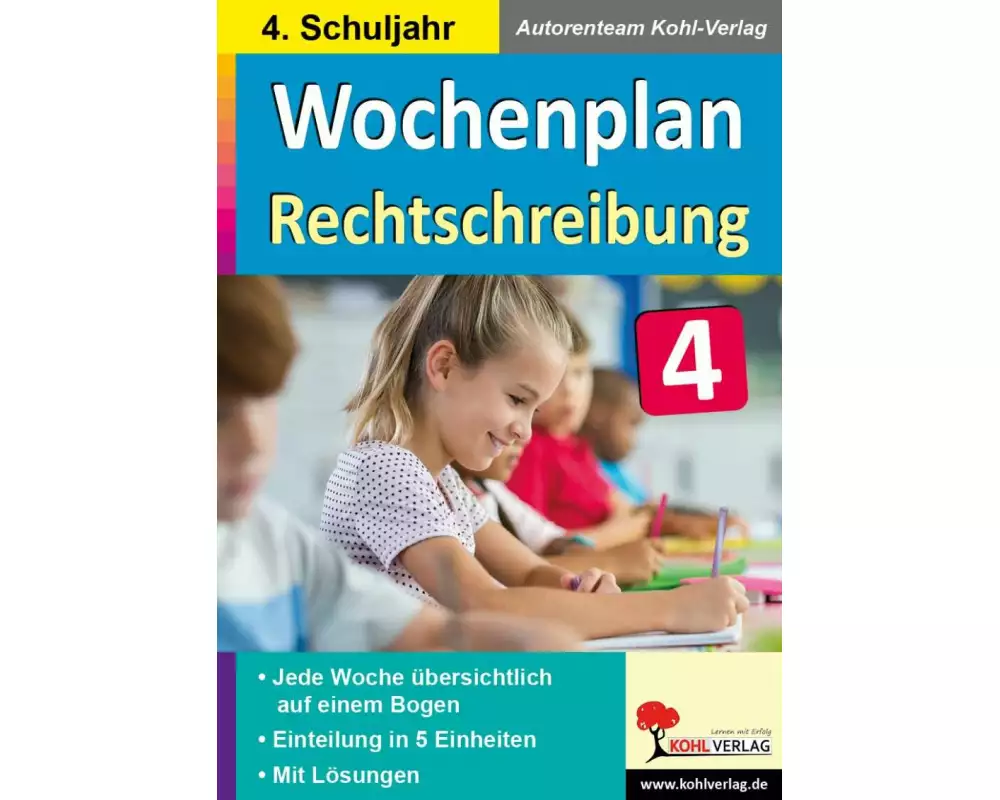 Wochenplan Rechtschreibung / Klasse 4
