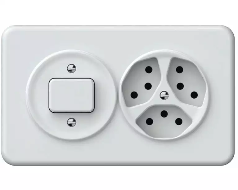 Hager Kombination ORIGIN UP-Kombination SCH3/3xT13 QuickConnect ws