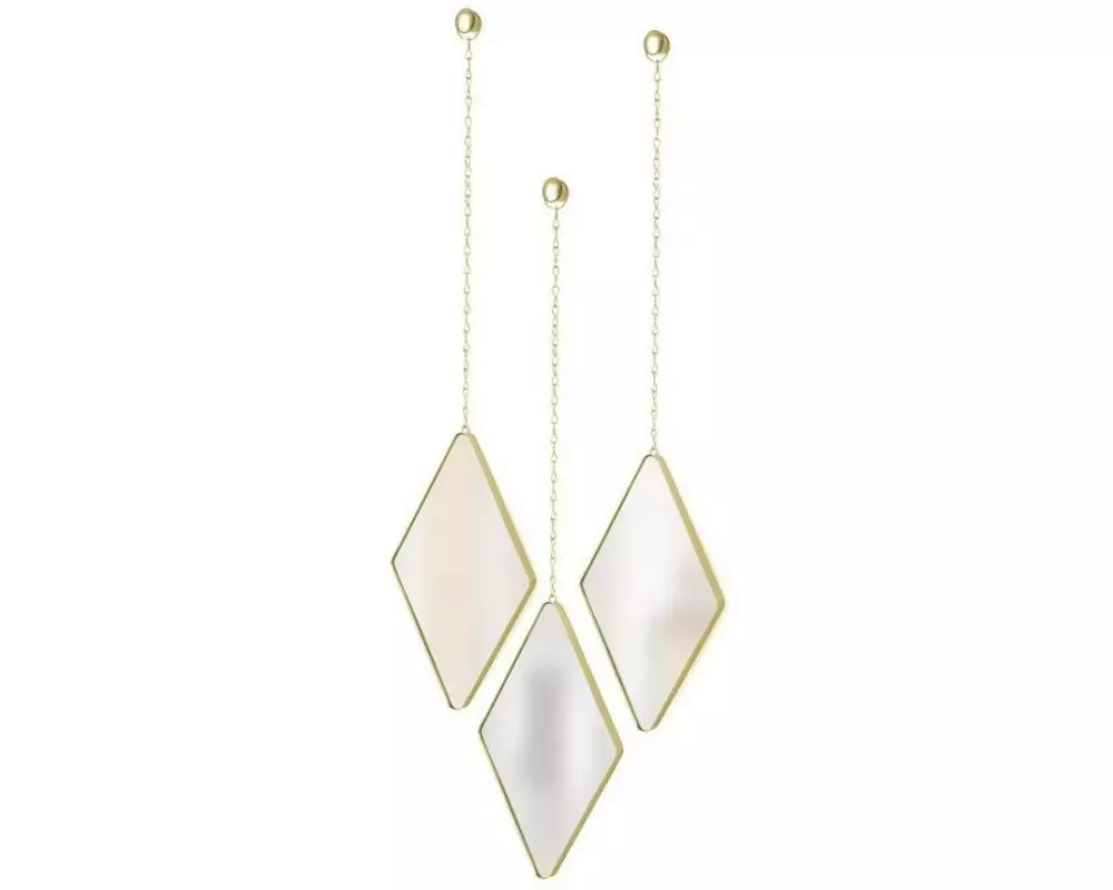 Umbra Spiegel Dima Gold, 3 Stück