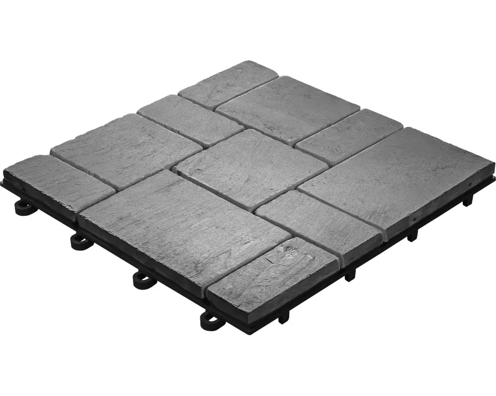 Florco Balkon-& Terrassenplatten Stone Schiefer Roma, 4 Stk.