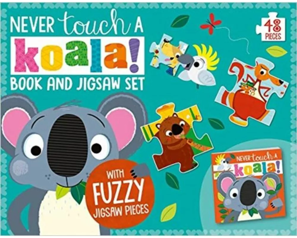 Never Touch a Koala Book and Touch and Feel Jigsaw Boxset