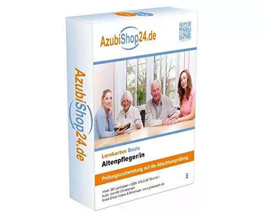 AzubiShop24.de Basis-Lernkarten Altenpfleger /in Lernkarten Prüfungsvorbereitung. Ausbildung