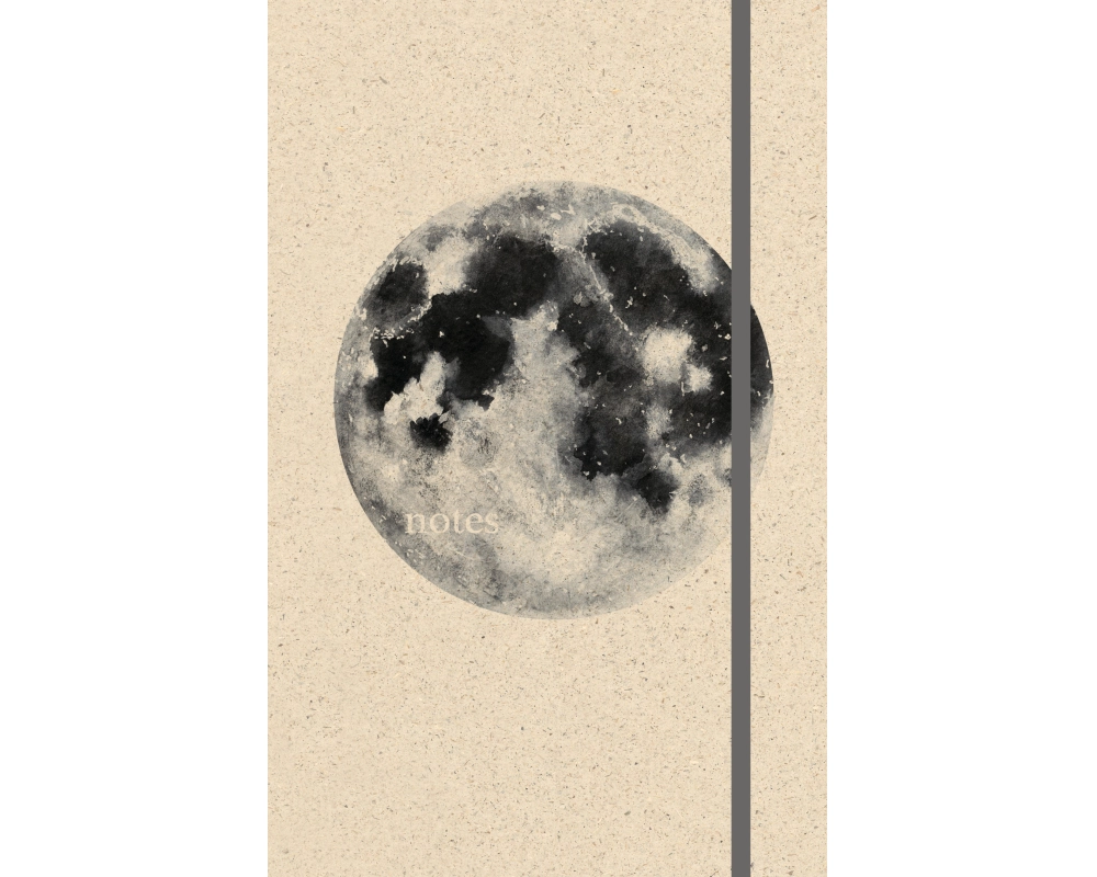 NATUR VERLAG Notizbuch Hardcover 13x21cm 10911N Moon, blanko
