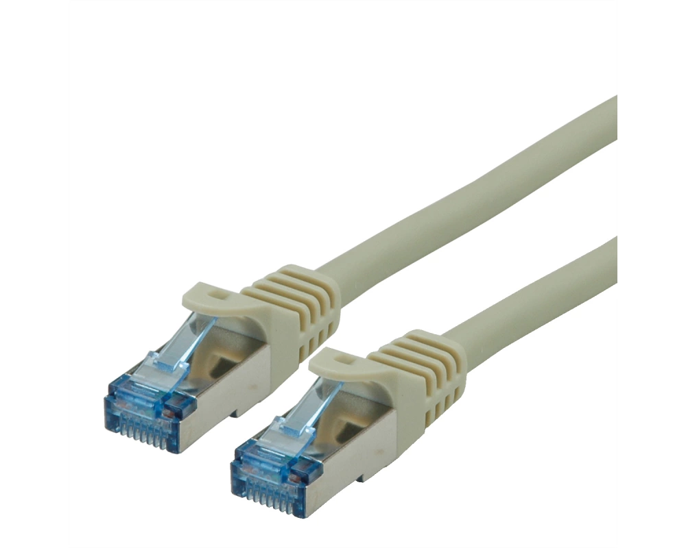 ROLINE Patchkabel Cat.6A S/FTP (PiMF), Component Level, LSOH, grau, 5 m