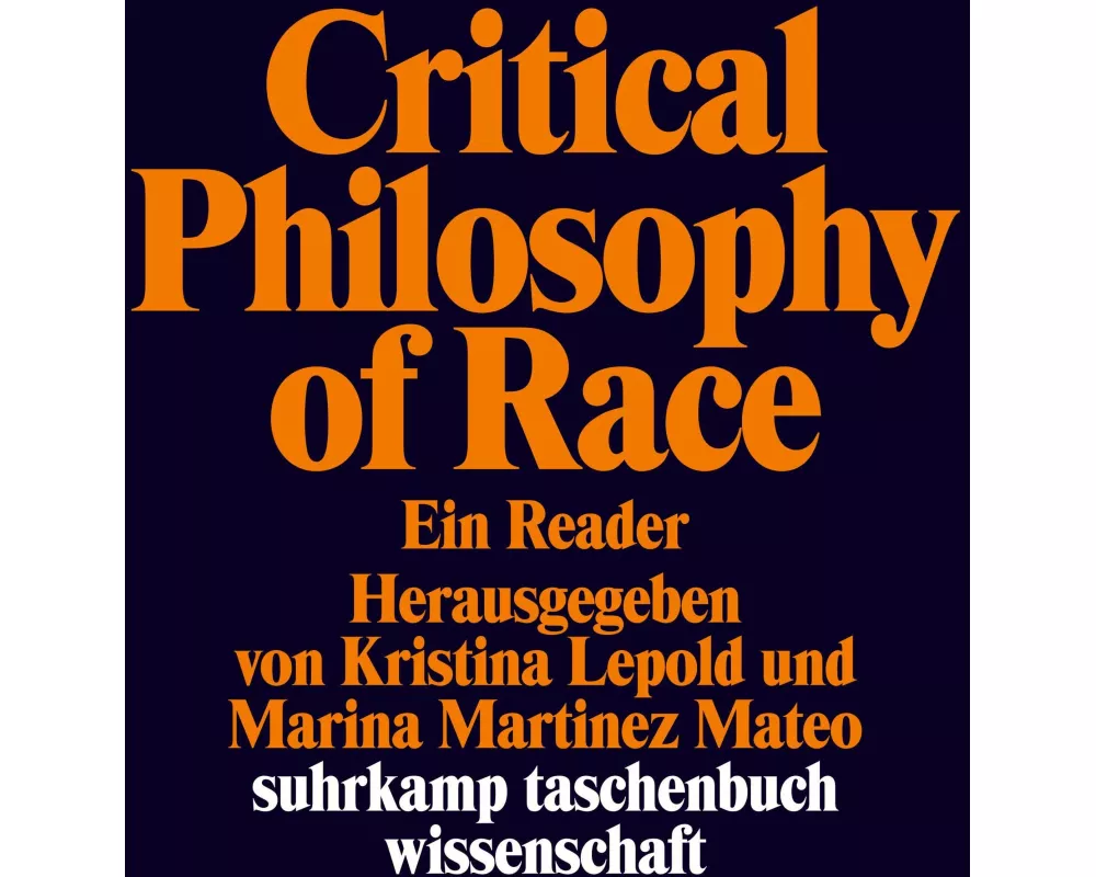 Critical Philosophy of Race