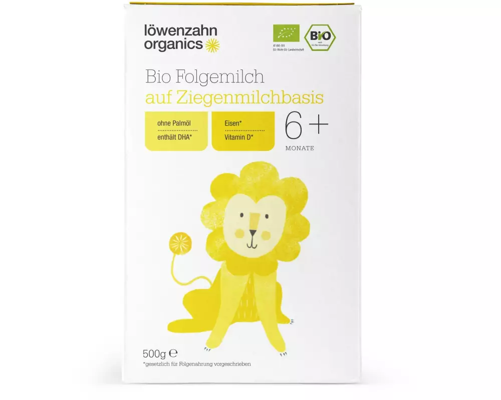 löwenzahn organics Folgemilch Bio auf Ziegenmilchbasis 500 g
