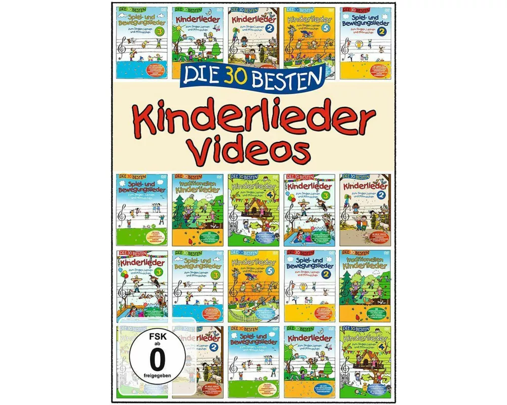 Die 30 besten Kinderlieder Videos