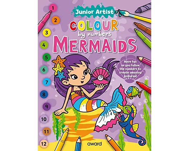 Junior Artist Colour By Numbers: Mermaids