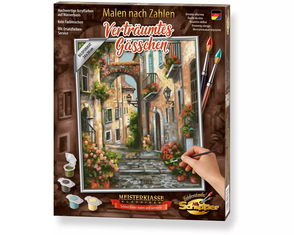 Schipper Malen nach Zahlen - Verträumtes Gässchen