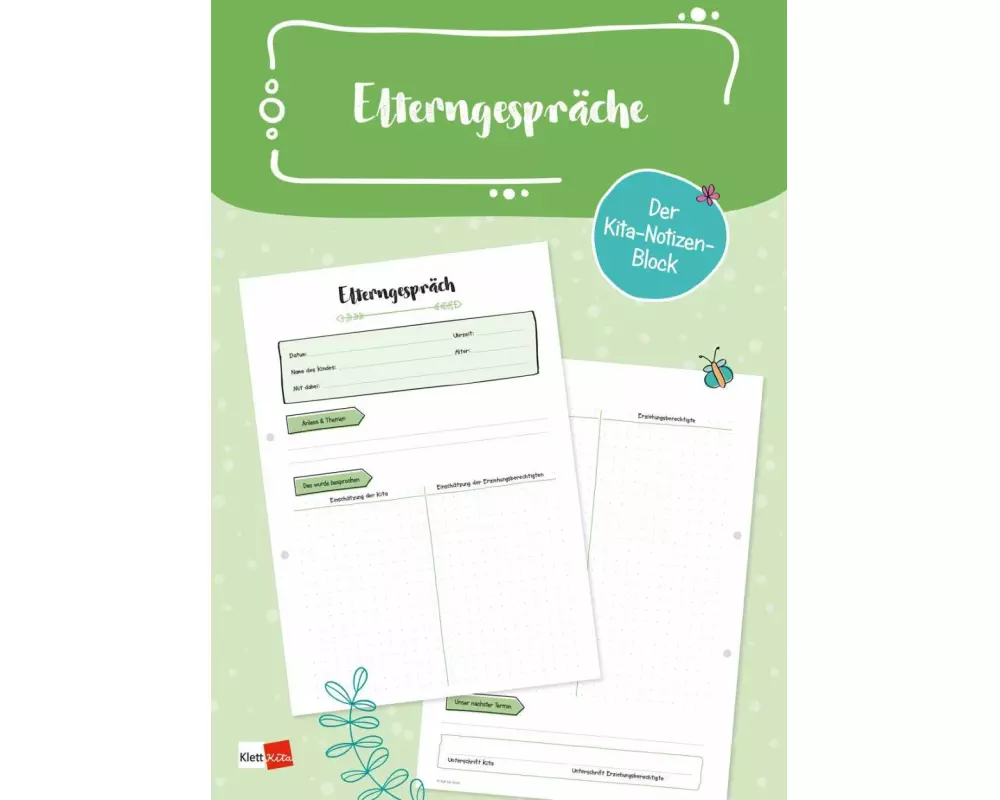 Der Kita-Notizen-Block: Elterngespräche