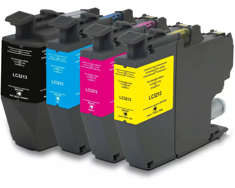 Generic Ink Tinte Brother LC3213 Multipack Black/Cyan/Magenta/Yellow
