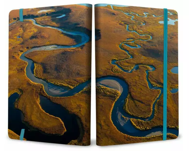 Refuge: Arctic River Softcover Notebook
