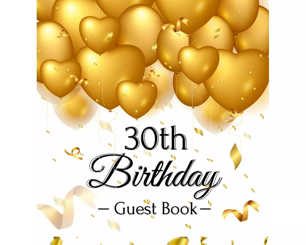 30th Birthday Guest Book