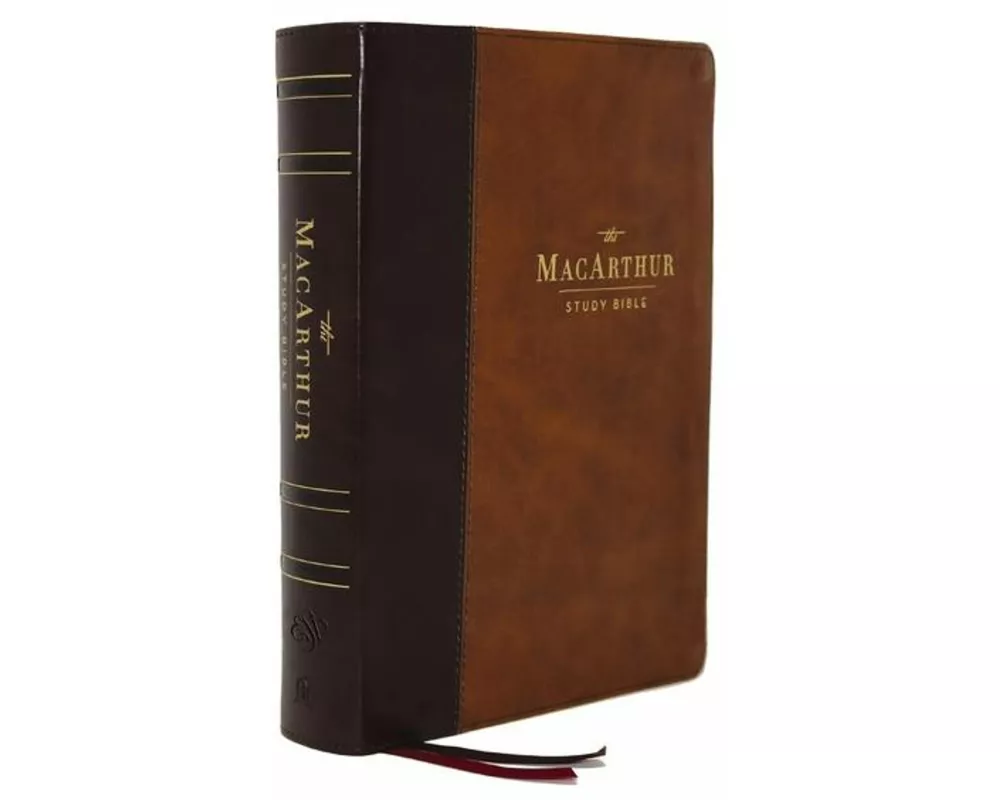 ESV, MacArthur Study Bible, Brown Leathersoft