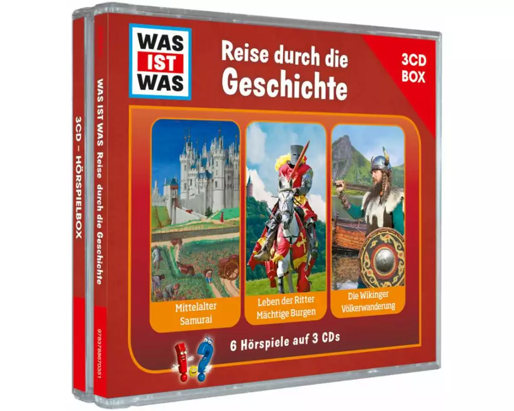 WAS IST WAS 3-CD Hörspielbox. Reise durch die Geschichte