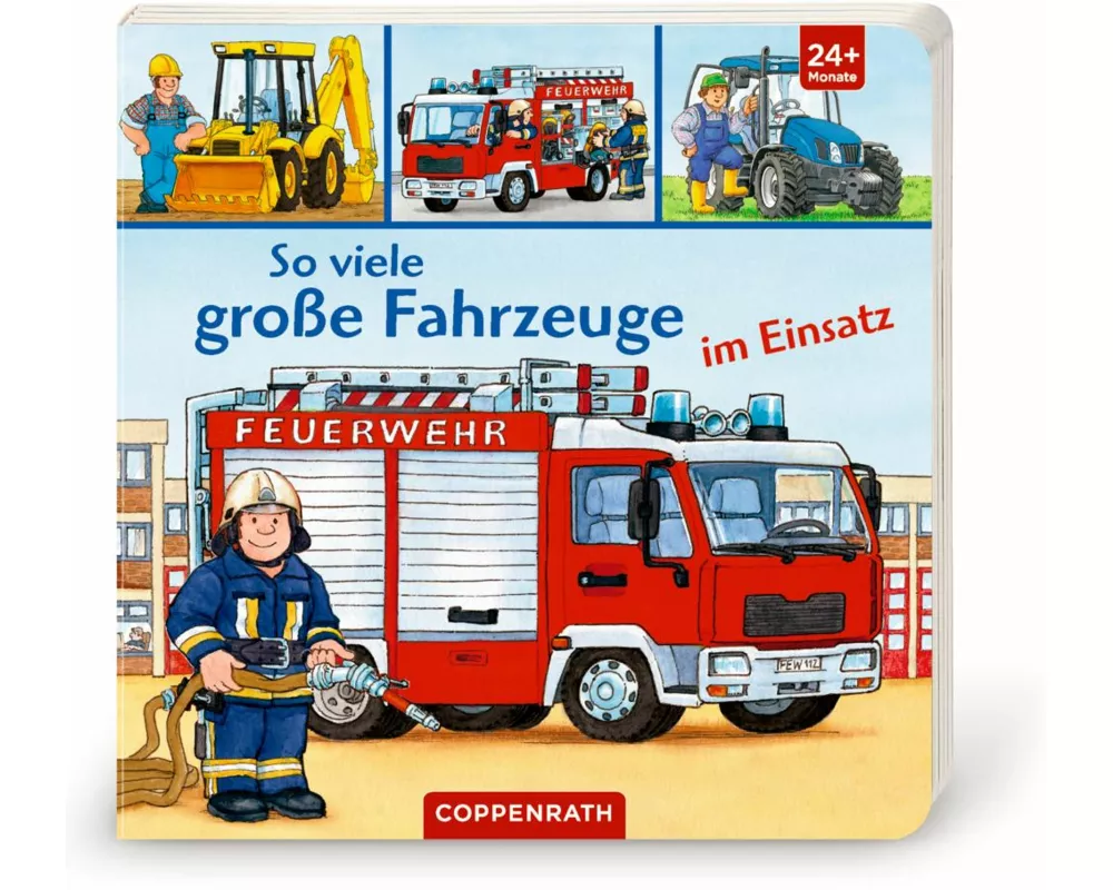 So viele große Fahrzeuge im Einsatz