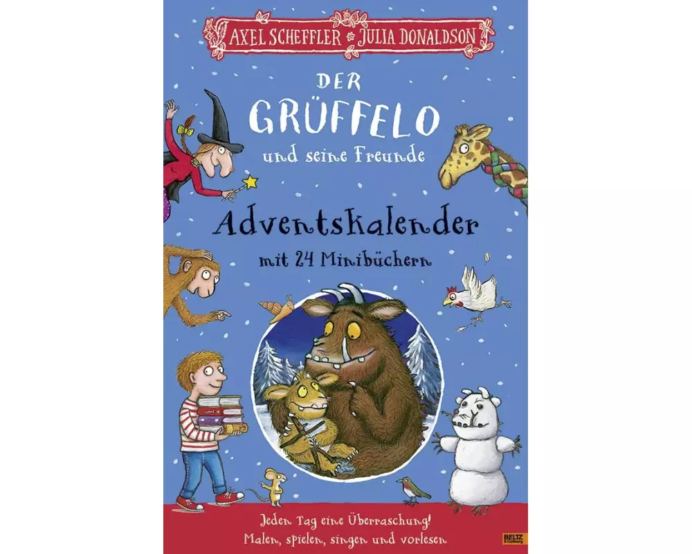 Der Grüffelo und seine Freunde. Adventskalender mit 24 Minibüchern