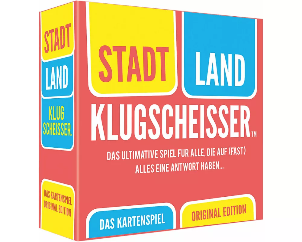 Stadt Land Klugscheisser – Kartenspiel