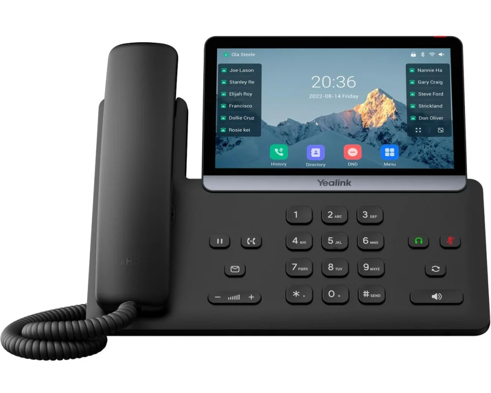 Yealink Tischtelefon SIP-T77U Schwarz